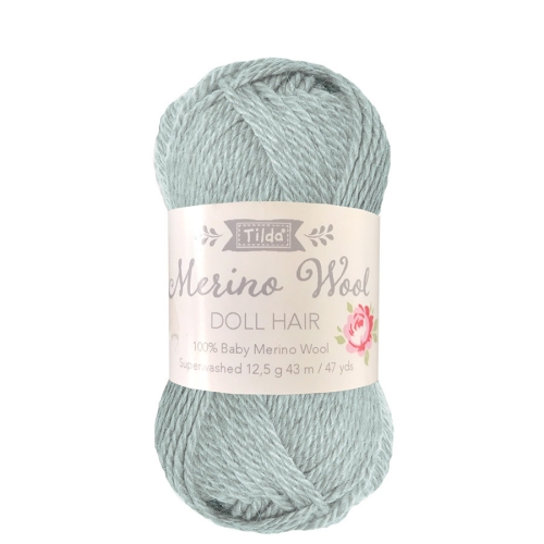 Tilda Puppenhaar Wolle - Doll Hair - Sage
